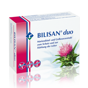 BILISAN® duo kombiniert die Kraft der Mariendistel und Kurkuma zum Schutz und zur Stärkung der Leber.