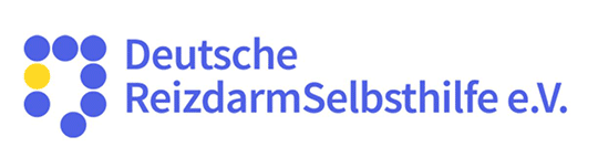 Deutsche Reizdarm Sebsthilfe e.V. Hier sieht man das Logo der deutschen Reizdarm Selbsthilfe e.V.